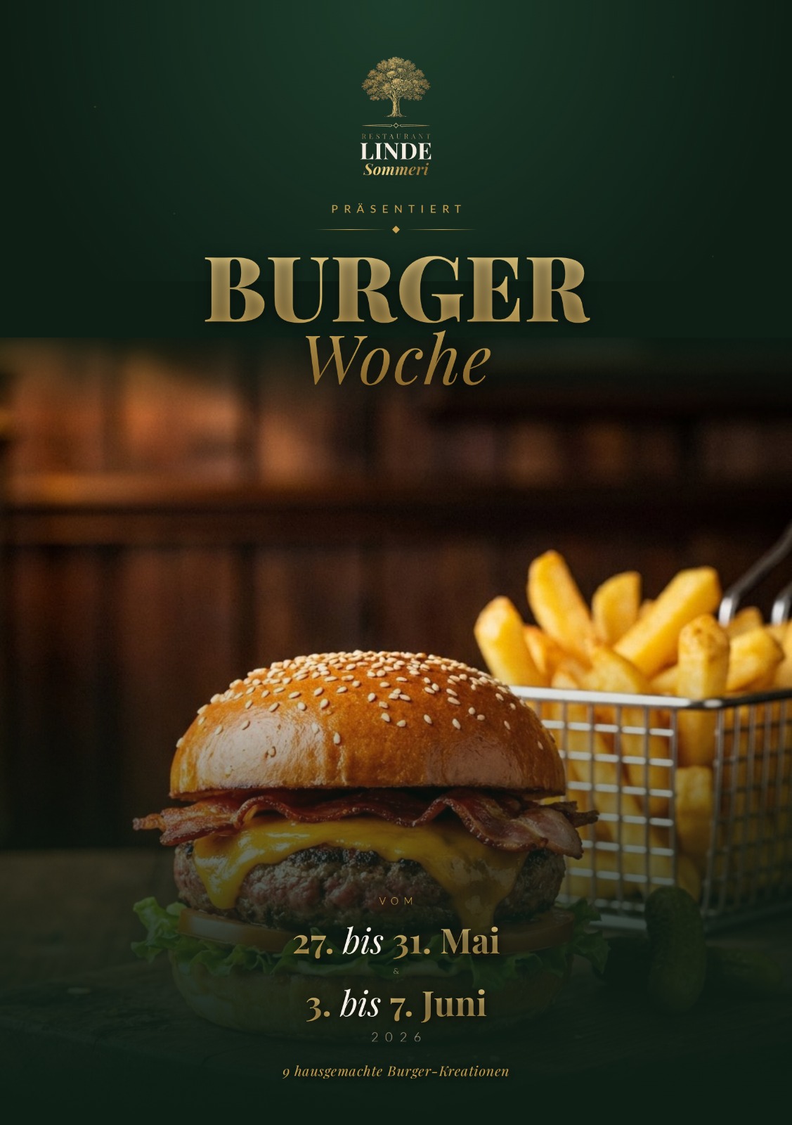 Burger Woche Poster